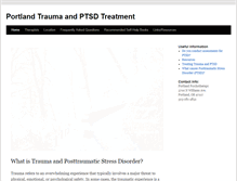 Tablet Screenshot of portlandtraumatreatment.com